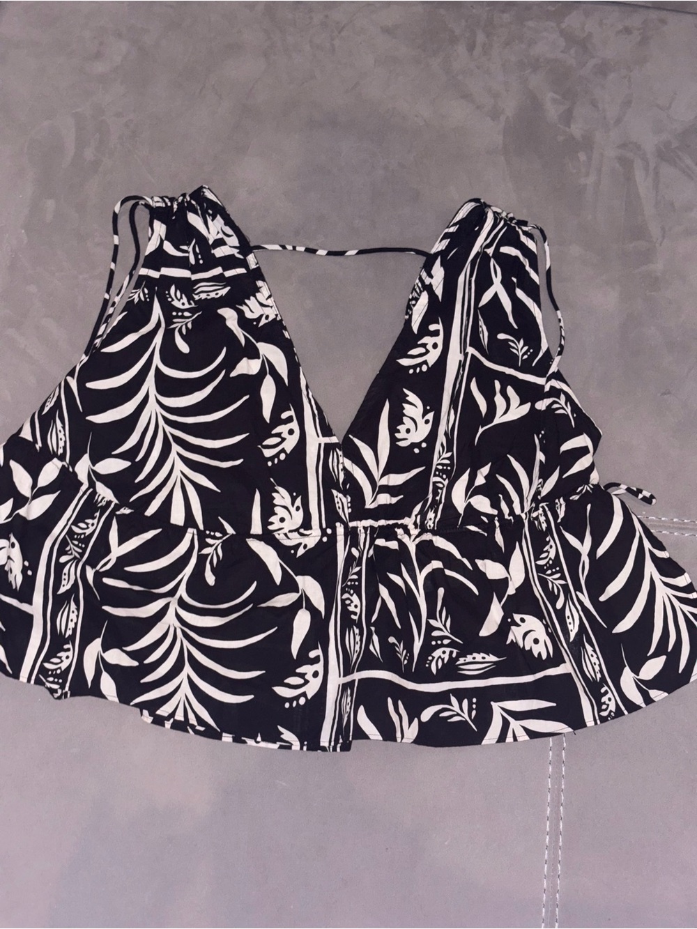 a new day Black & White Leaf-Print V-Neck Camisole. Includes the Orange and Red